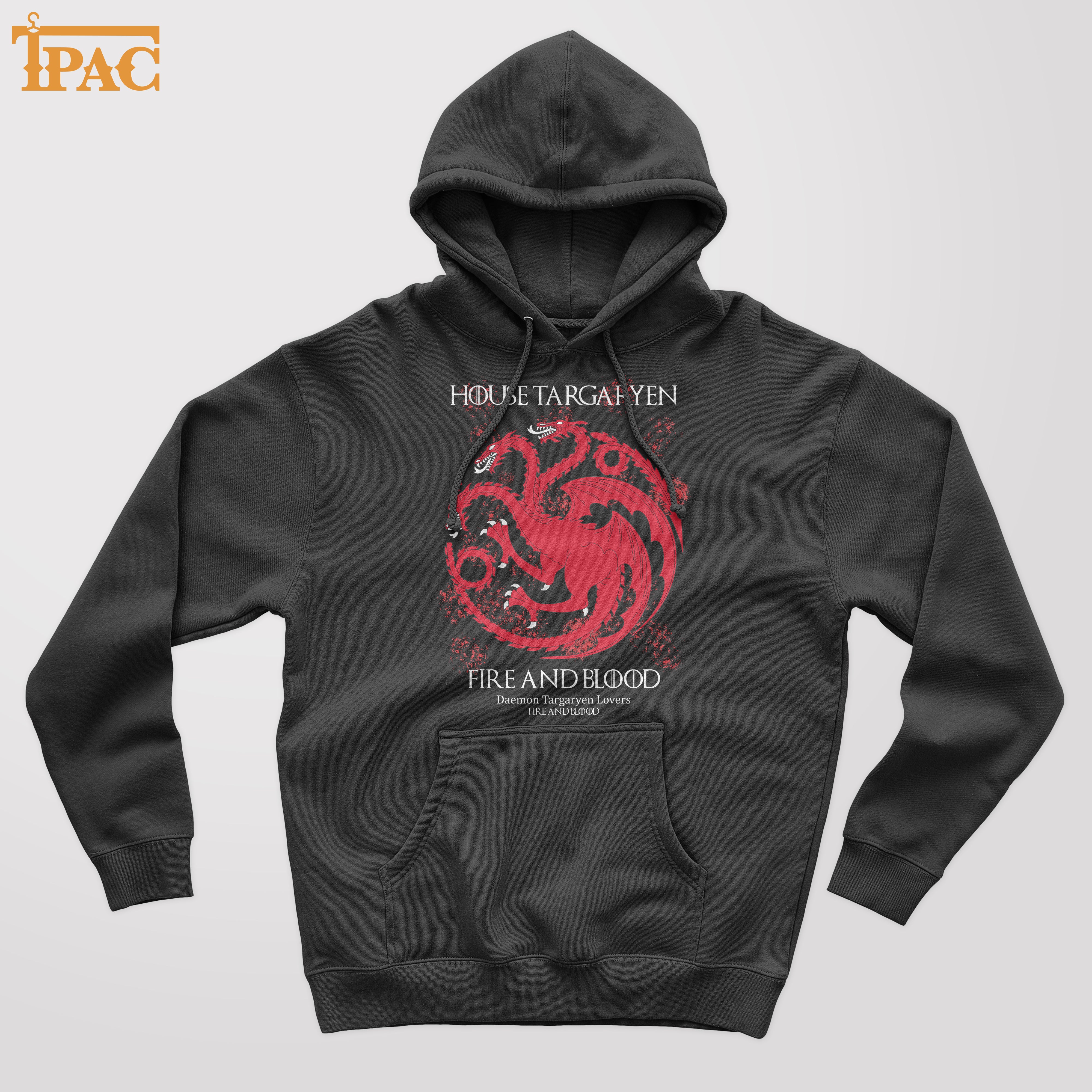 Hoodie fire house of dragon